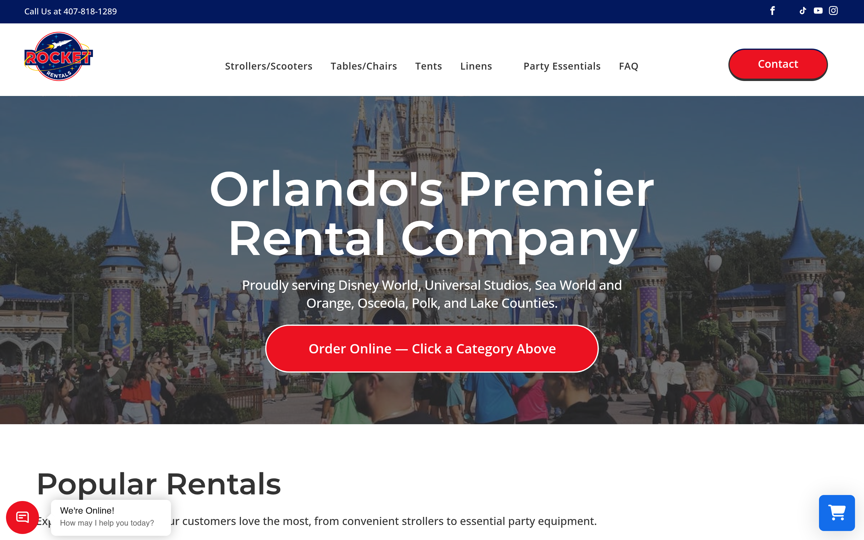 Rocket Rentals USA — Before